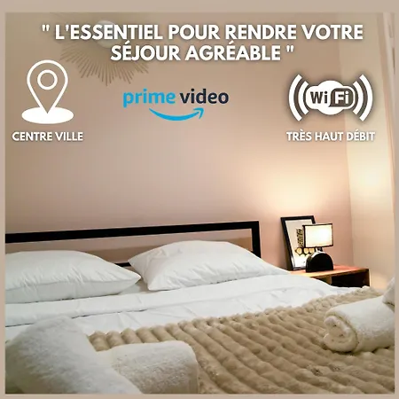 Le Jaude, T2 Renove Centre I Wifi Confort Et Cosy * クレルモン・フェラン